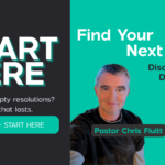 Start Here Week 4 Find Your Next Step Discover Your Direction sermon title slide